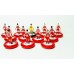 Subbuteo Andrew Table Soccer Olympiacos 2011-2012 Champions League  on WSB Professional Bases